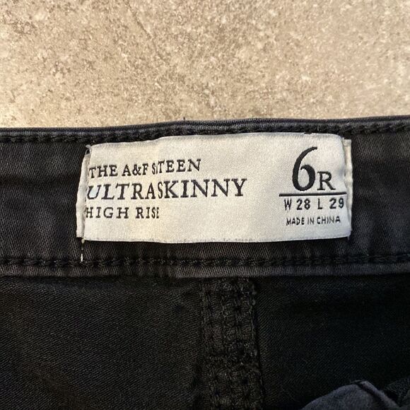 Abercrombie and Fitch Ultra Skinny High Rise 6R 28W 29L Chino Pants - Picture 5 of 6